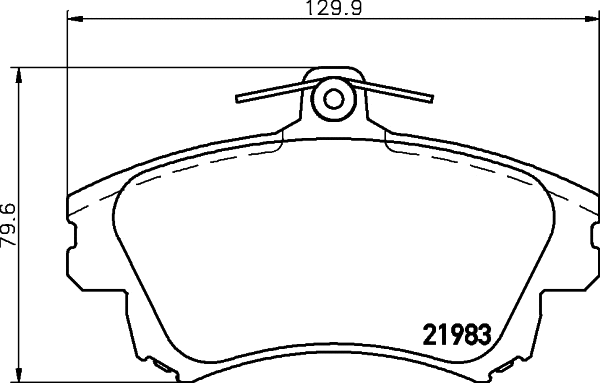 T3095 BEHR/HELLA/PAGID Комплект тормозных колодок, дисковый тормоз (фото 1)