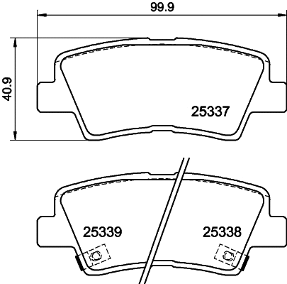 T3157 BEHR/HELLA/PAGID Комплект тормозных колодок, дисковый тормоз (фото 1)