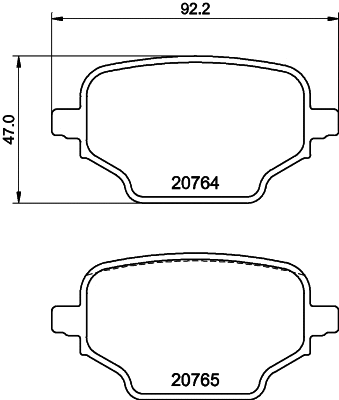 T3166 BEHR/HELLA/PAGID Комплект тормозных колодок, дисковый тормоз (фото 1)