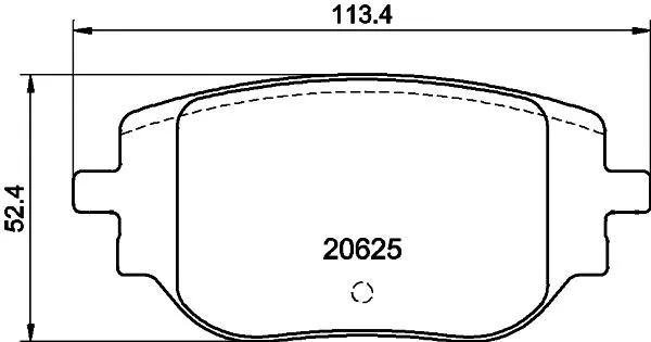 T3184 BEHR/HELLA/PAGID Комплект тормозных колодок, дисковый тормоз (фото 1)