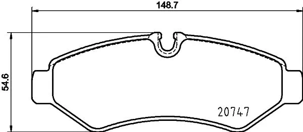 T4184 BEHR/HELLA/PAGID Комплект тормозных колодок, дисковый тормоз (фото 1)