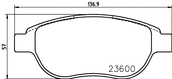T5167 BEHR/HELLA/PAGID Комплект тормозных колодок, дисковый тормоз (фото 1)