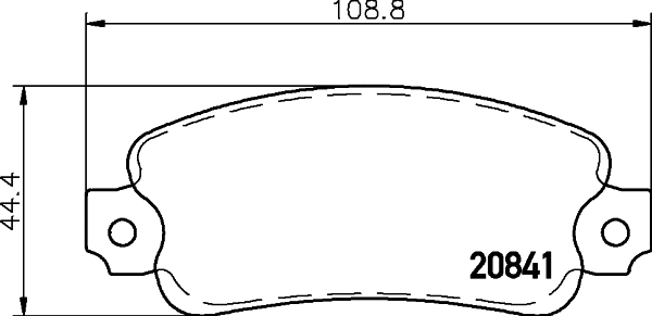 T9009 BEHR/HELLA/PAGID Комплект тормозных колодок, дисковый тормоз (фото 1)