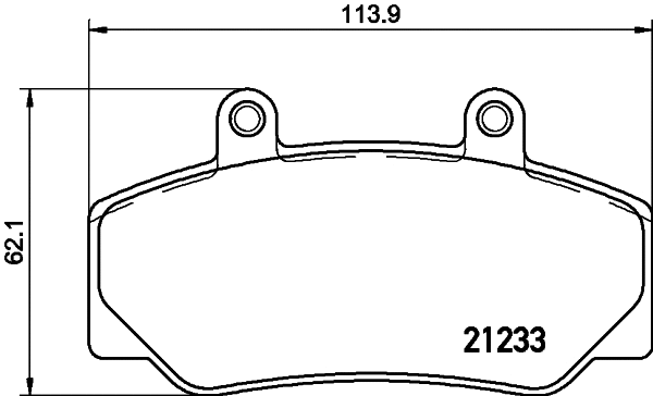 T9011 BEHR/HELLA/PAGID Комплект тормозных колодок, дисковый тормоз (фото 1)