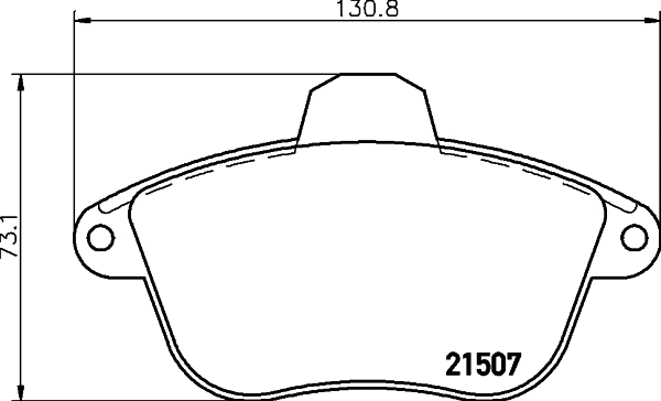 T9018 BEHR/HELLA/PAGID Комплект тормозных колодок, дисковый тормоз (фото 1)