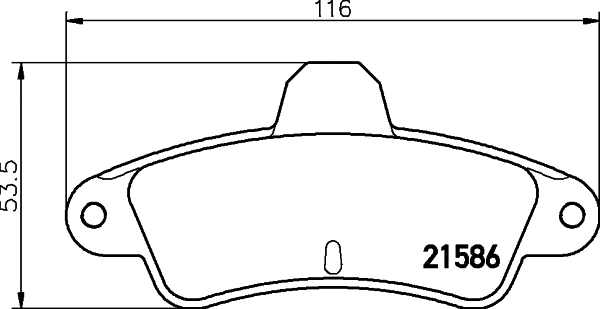 T9027 BEHR/HELLA/PAGID Комплект тормозных колодок, дисковый тормоз (фото 1)