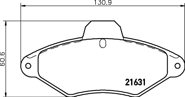 T9038 BEHR/HELLA/PAGID Комплект тормозных колодок, дисковый тормоз (фото 1)