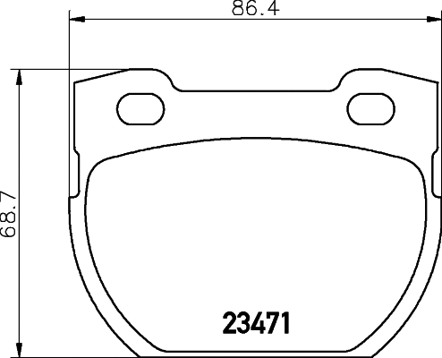 T9051 BEHR/HELLA/PAGID Комплект тормозных колодок, дисковый тормоз (фото 1)