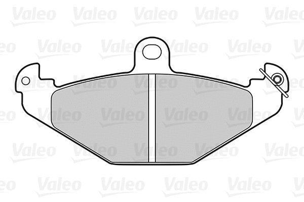 301007 VALEO Комплект тормозных колодок, дисковый тормоз (фото 1)