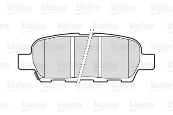301009 VALEO Комплект тормозных колодок, дисковый тормоз (фото 1)