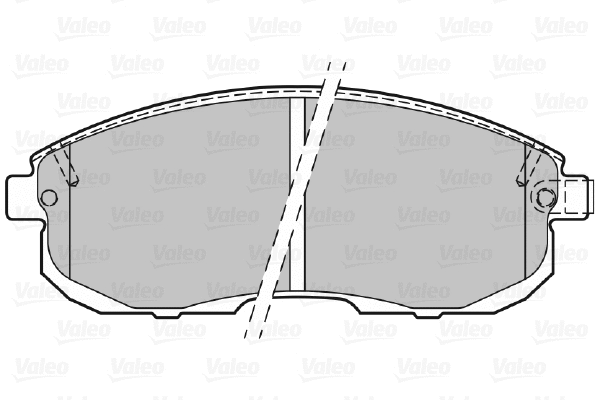 301011 VALEO Комплект тормозных колодок, дисковый тормоз (фото 1)