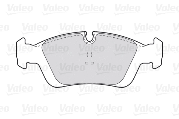 301018 VALEO Комплект тормозных колодок, дисковый тормоз (фото 1)
