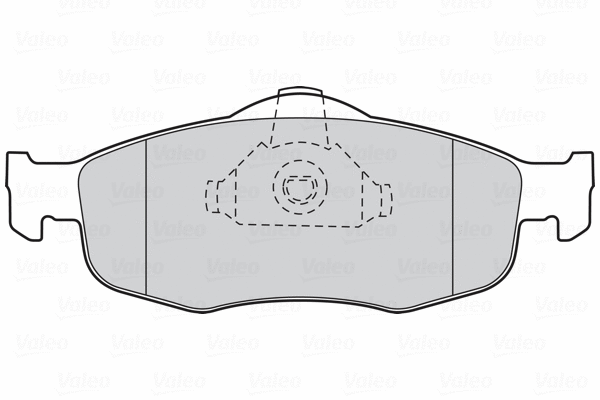 301034 VALEO Комплект тормозных колодок, дисковый тормоз (фото 1)