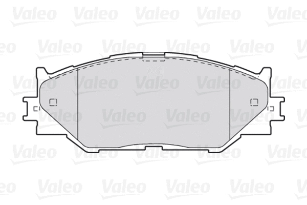 301035 VALEO Комплект тормозных колодок, дисковый тормоз (фото 1)