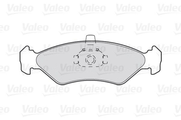 301043 VALEO Комплект тормозных колодок, дисковый тормоз (фото 1)