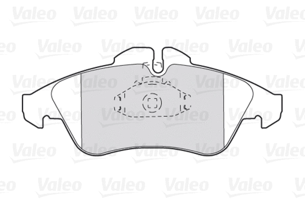 301044 VALEO Комплект тормозных колодок, дисковый тормоз (фото 1)
