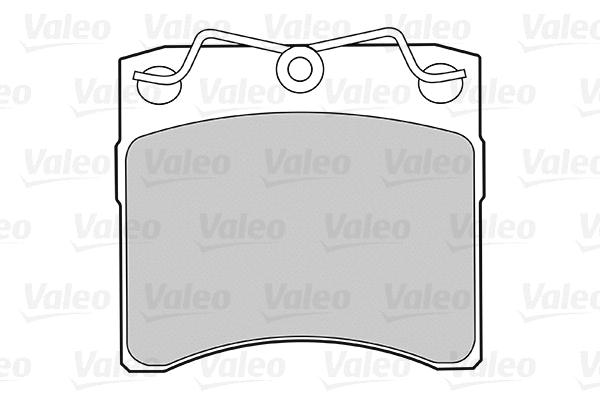 301048 VALEO Комплект тормозных колодок, дисковый тормоз (фото 1)