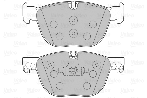 301130 VALEO Комплект тормозных колодок, дисковый тормоз (фото 1)