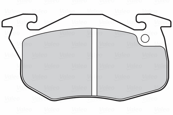 301155 VALEO Комплект тормозных колодок, дисковый тормоз (фото 1)