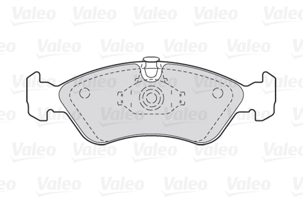 301184 VALEO Комплект тормозных колодок, дисковый тормоз (фото 1)