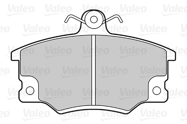 301219 VALEO Комплект тормозных колодок, дисковый тормоз (фото 1)