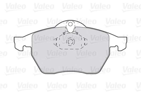 301305 VALEO Комплект тормозных колодок, дисковый тормоз (фото 1)