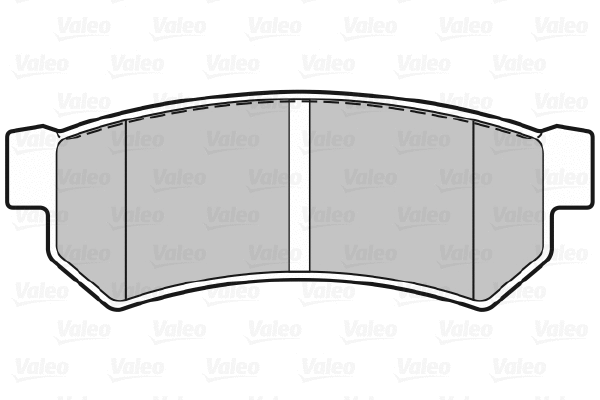 301343 VALEO Комплект тормозных колодок, дисковый тормоз (фото 1)
