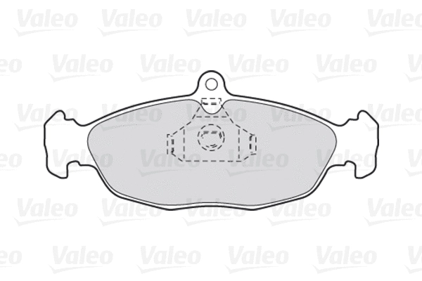 301356 VALEO Комплект тормозных колодок, дисковый тормоз (фото 1)