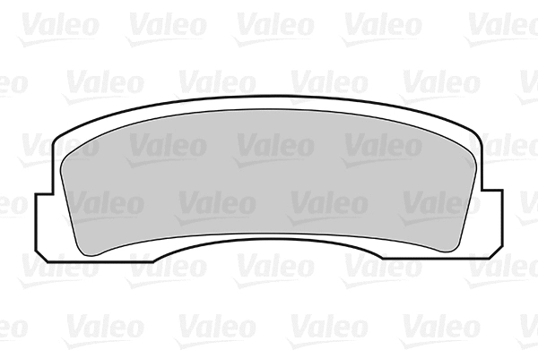 301389 VALEO Комплект тормозных колодок, дисковый тормоз (фото 1)