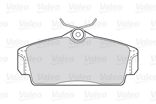 301450 VALEO Комплект тормозных колодок, дисковый тормоз (фото 1)
