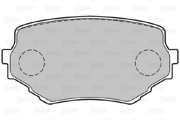 301534 VALEO Комплект тормозных колодок, дисковый тормоз (фото 1)