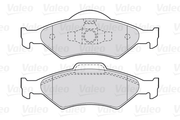 301563 VALEO Комплект тормозных колодок, дисковый тормоз (фото 1)