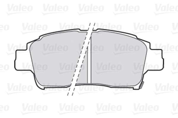 301606 VALEO Комплект тормозных колодок, дисковый тормоз (фото 1)