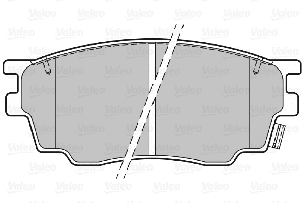 301647 VALEO Комплект тормозных колодок, дисковый тормоз (фото 1)