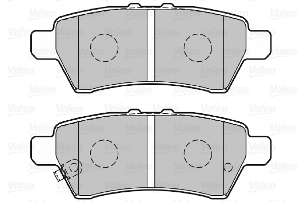 301730 VALEO Комплект тормозных колодок, дисковый тормоз (фото 1)
