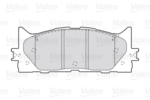 301890 VALEO Комплект тормозных колодок, дисковый тормоз (фото 1)