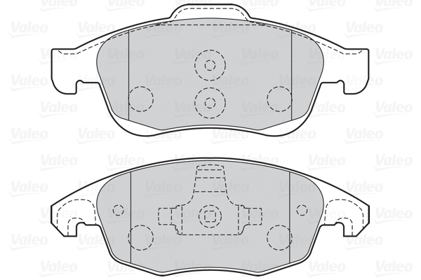 301997 VALEO Комплект тормозных колодок, дисковый тормоз (фото 1)