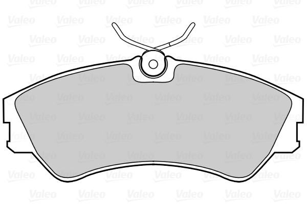 302002 VALEO Комплект тормозных колодок, дисковый тормоз (фото 1)