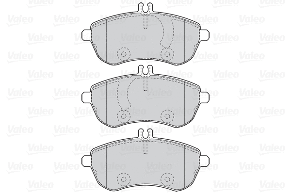 302088 VALEO Комплект тормозных колодок, дисковый тормоз (фото 1)