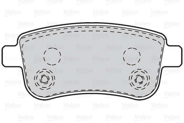 302101 VALEO Комплект тормозных колодок, дисковый тормоз (фото 1)