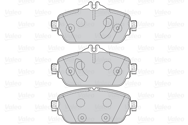 302211 VALEO Комплект тормозных колодок, дисковый тормоз (фото 1)