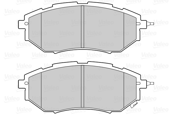 302312 VALEO Комплект тормозных колодок, дисковый тормоз (фото 1)