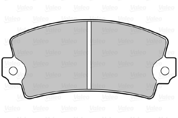 598078 VALEO Комплект тормозных колодок, дисковый тормоз (фото 1)
