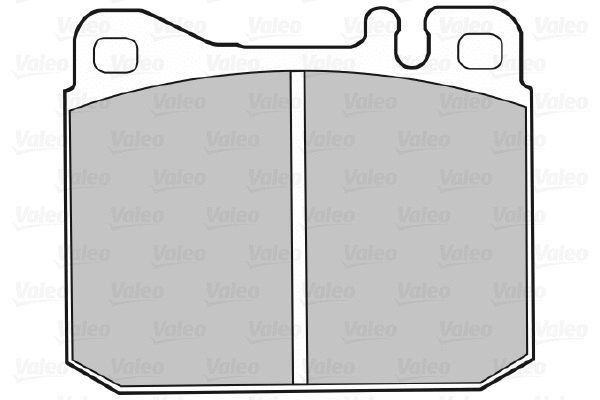 598109 VALEO Комплект тормозных колодок, дисковый тормоз (фото 1)