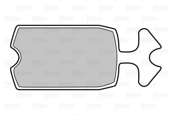 598144 VALEO Комплект тормозных колодок, дисковый тормоз (фото 1)