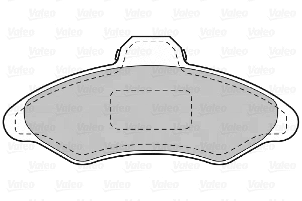 598172 VALEO Комплект тормозных колодок, дисковый тормоз (фото 1)
