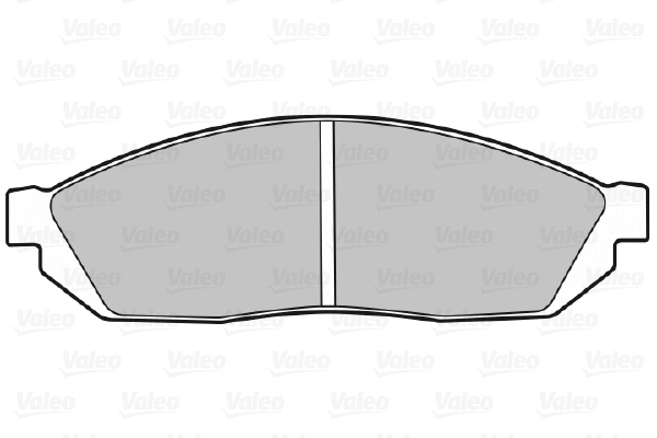 598185 VALEO Комплект тормозных колодок, дисковый тормоз (фото 1)