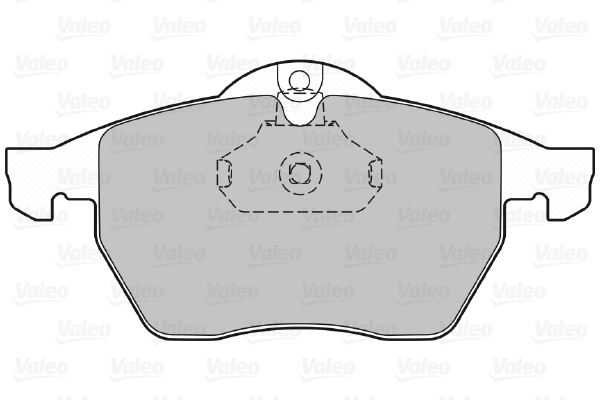 598305 VALEO Комплект тормозных колодок, дисковый тормоз (фото 1)