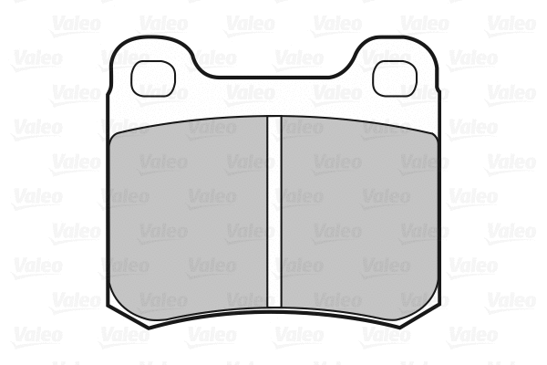 598345 VALEO Комплект тормозных колодок, дисковый тормоз (фото 1)