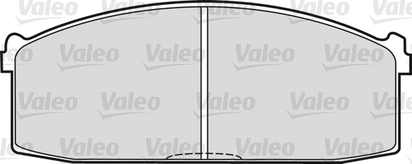 598379 VALEO Комплект тормозных колодок, дисковый тормоз (фото 1)